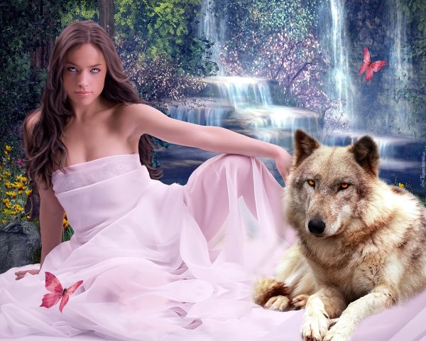 Волчица девушка