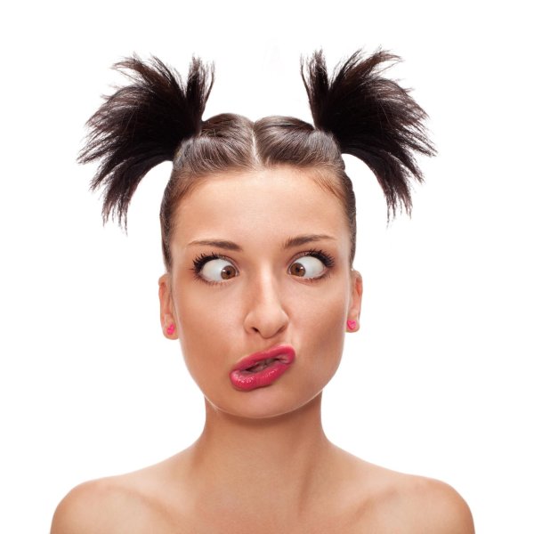 Смешные девушка