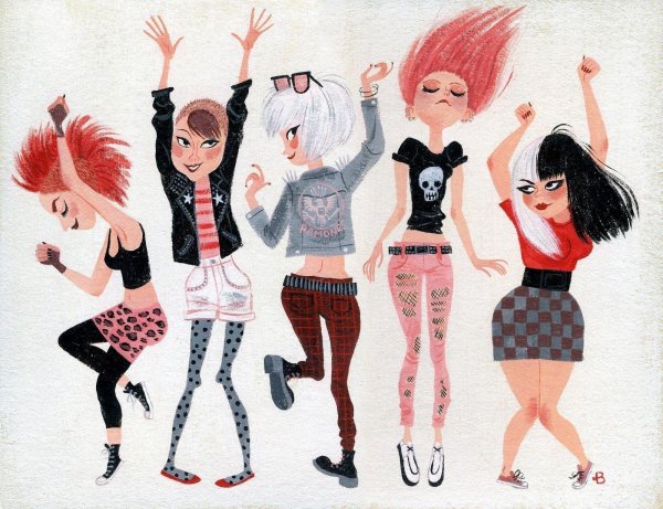 Смешные девушка