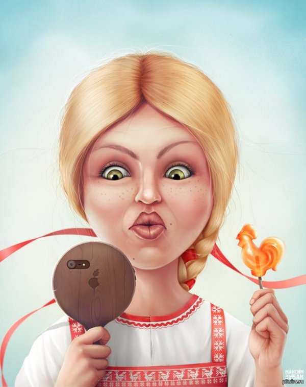 Смешные девушка