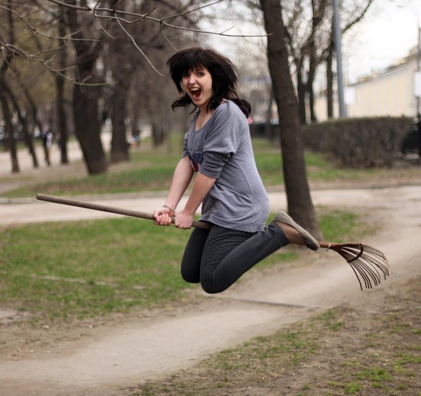 Смешные девушка