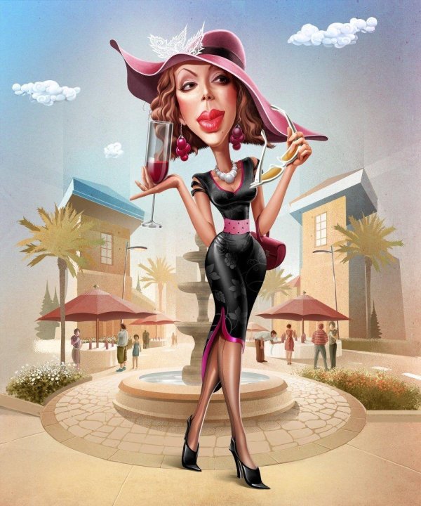 Смешные девушка