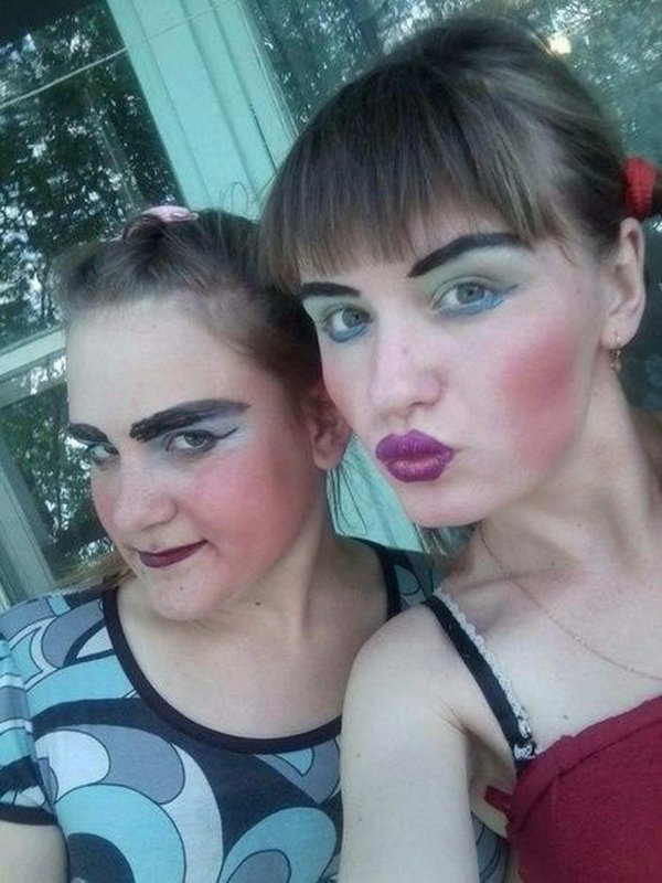 Смешные девушка