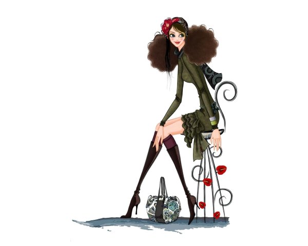 Смешные девушка