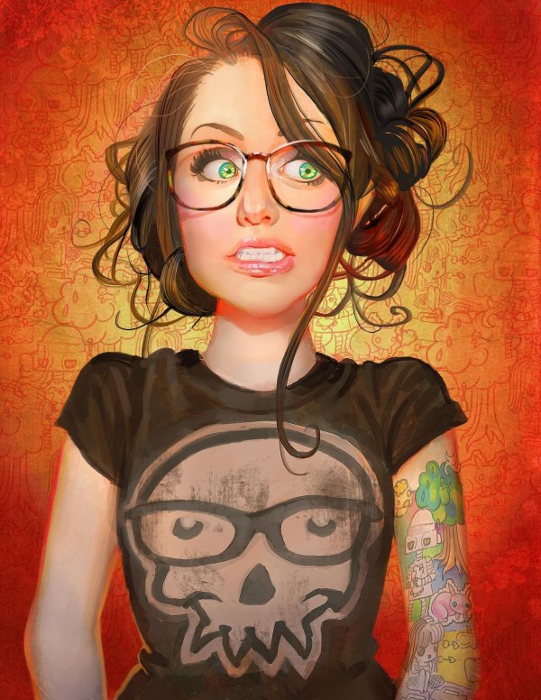 Смешные девушка