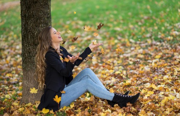 Девушка осень