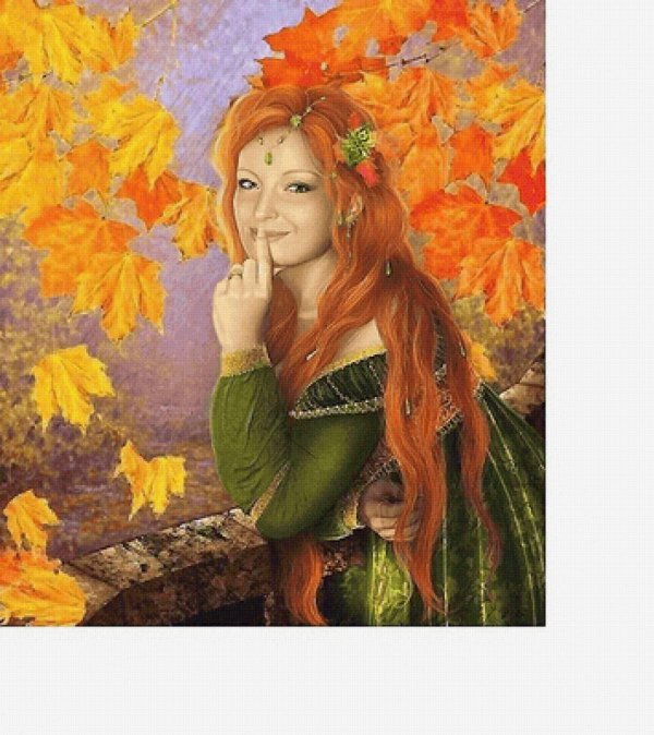 Девушка осень