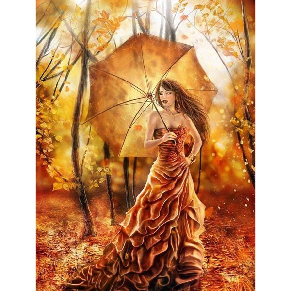 Девушка осень