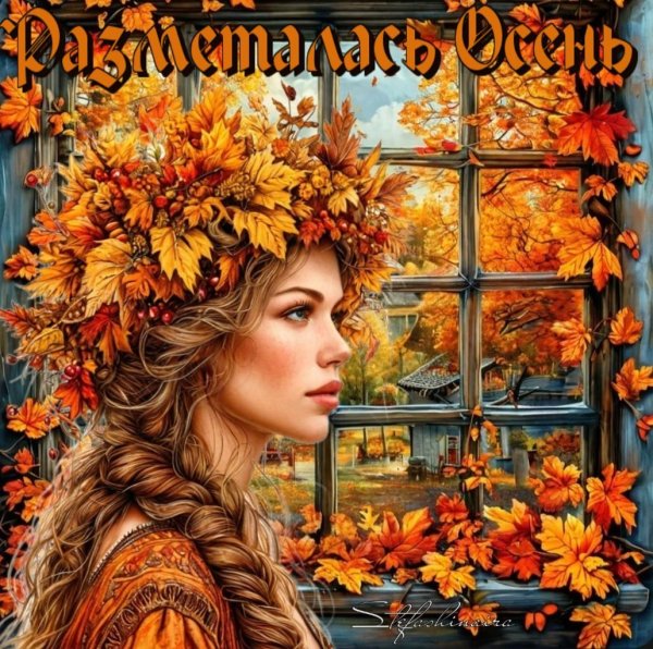 Девушка осень