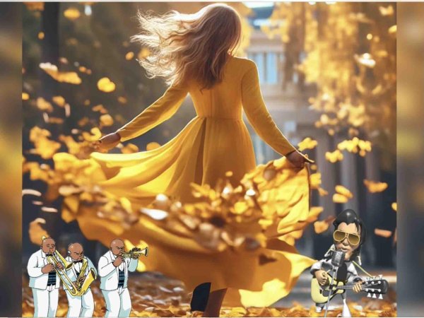 Девушка осень