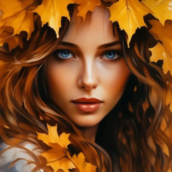 Девушка осень