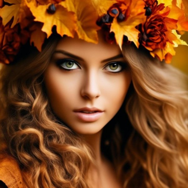 Девушка осень