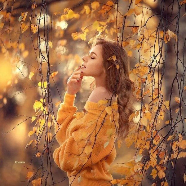 Девушка осень