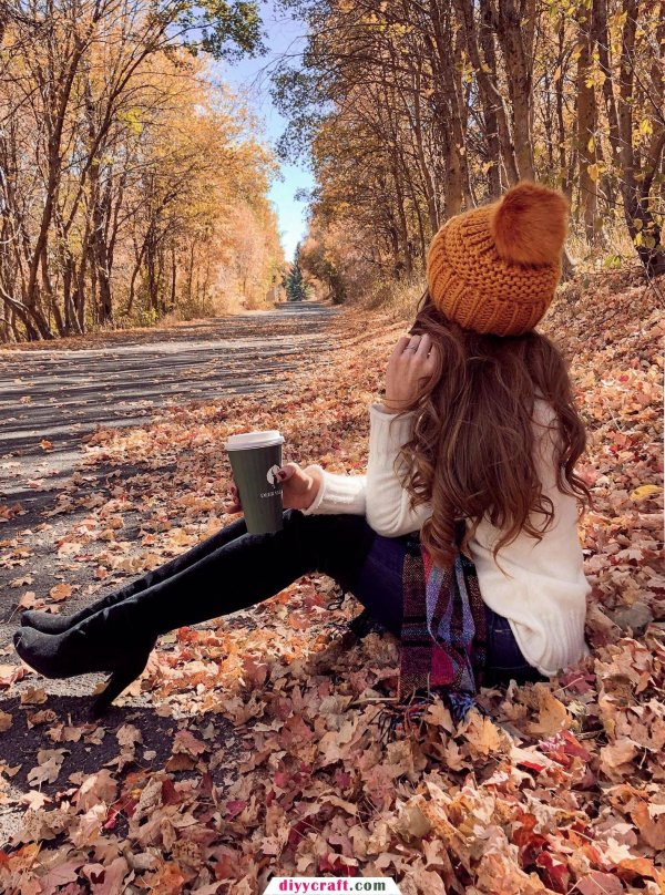 Девушка осень