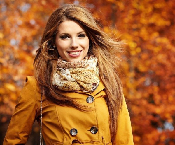 Девушка осень