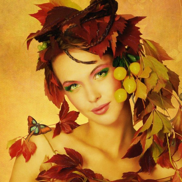 Девушка осень