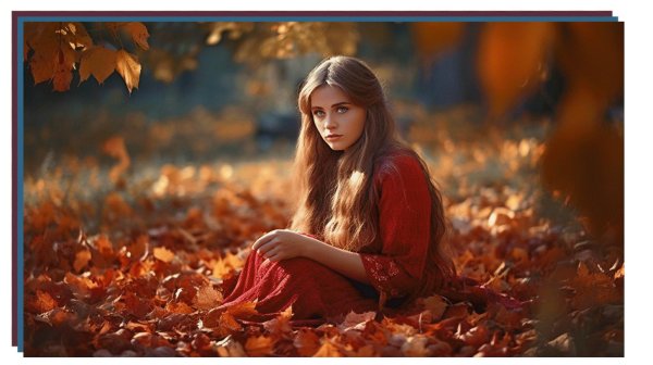 Девушка осень