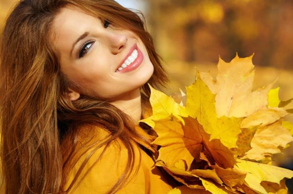 Девушка осень