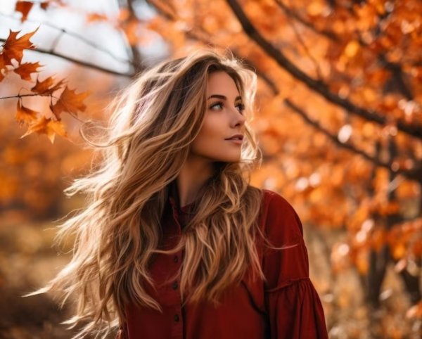 Девушка осень