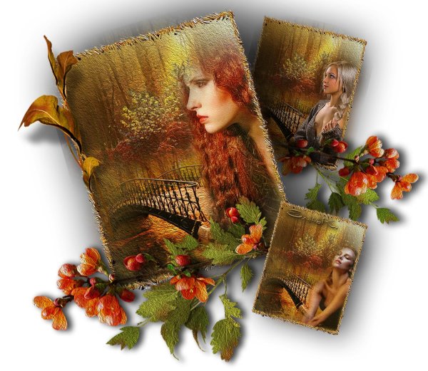 Девушка осень