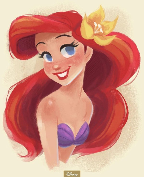 Девушка мультик