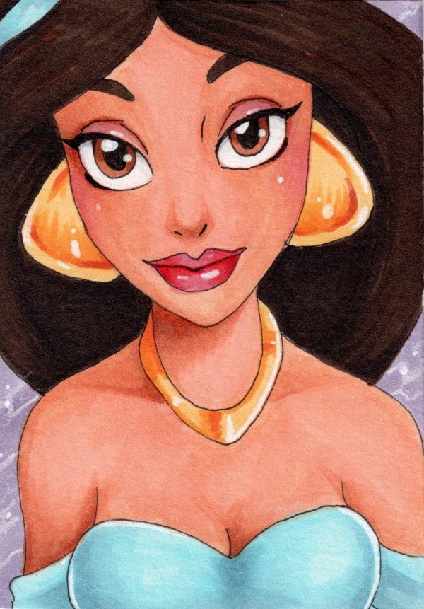 Девушка мультик