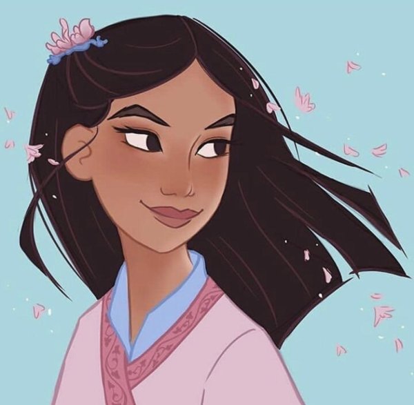 Девушка мультик