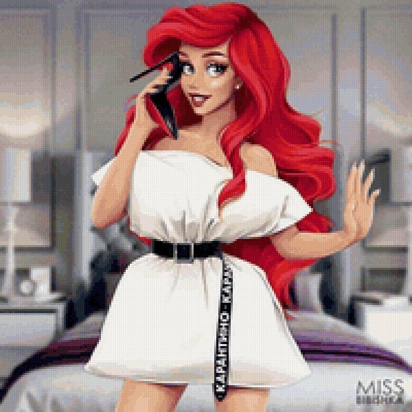 Девушка мультик