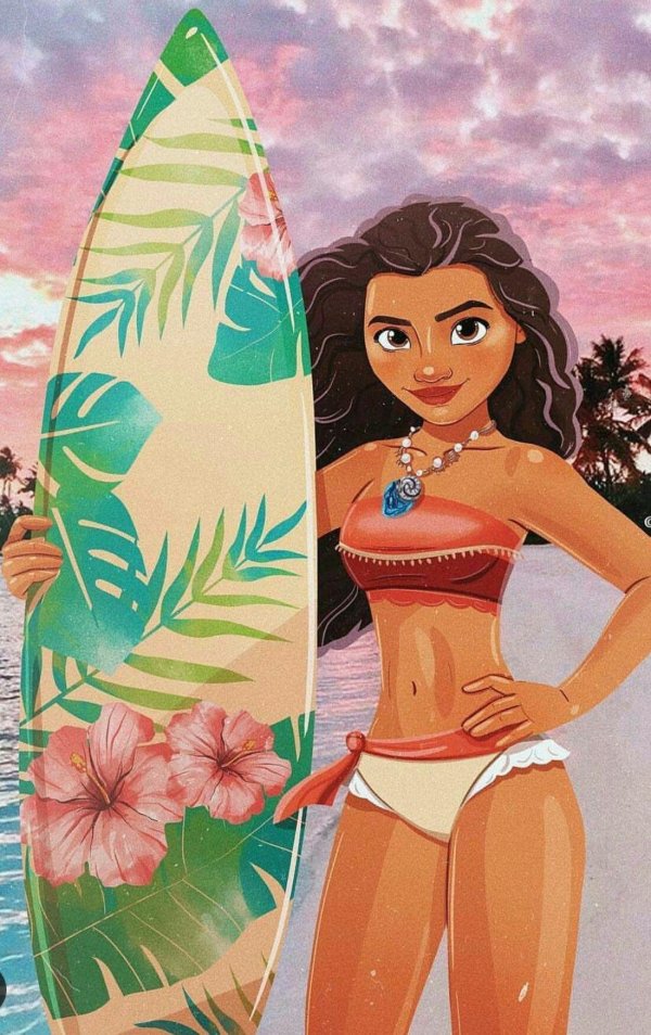 Девушка мультик