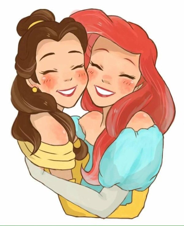 Девушка мультик