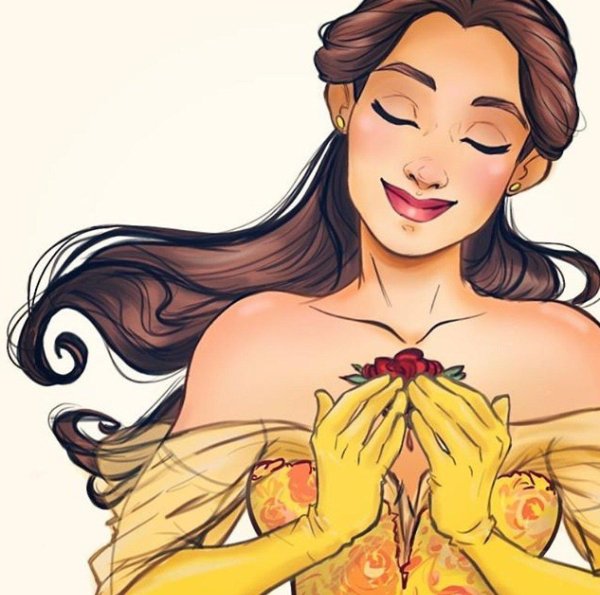 Девушка мультик