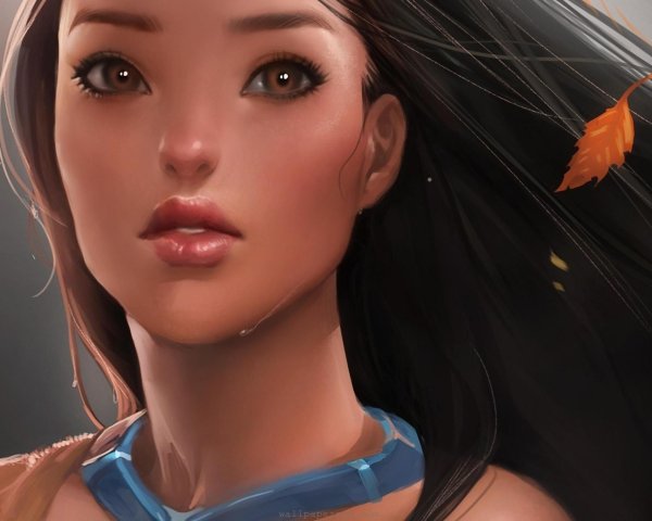 Девушка мультик