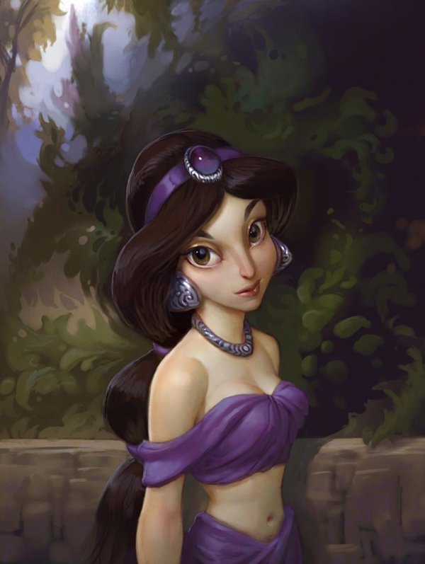 Девушка мультик