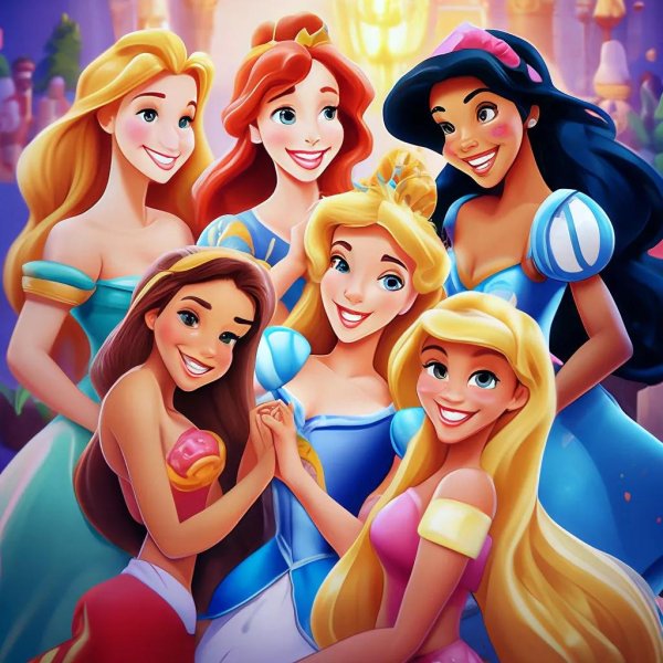 Девушка мультик