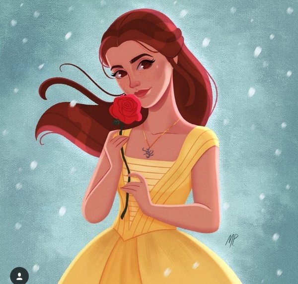 Девушка мультик