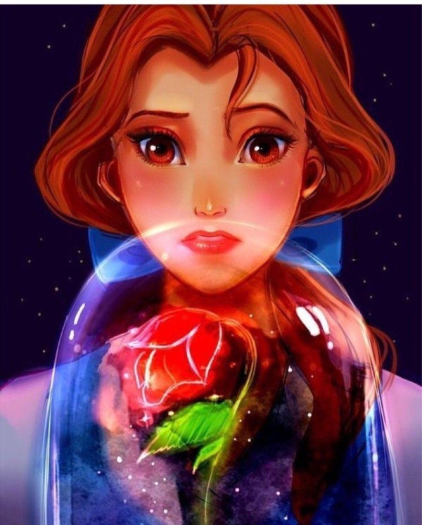 Девушка мультик