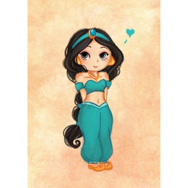 Девушка мультик