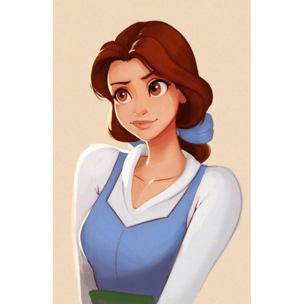 Девушка мультик