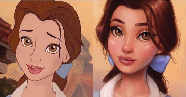 Девушка мультик