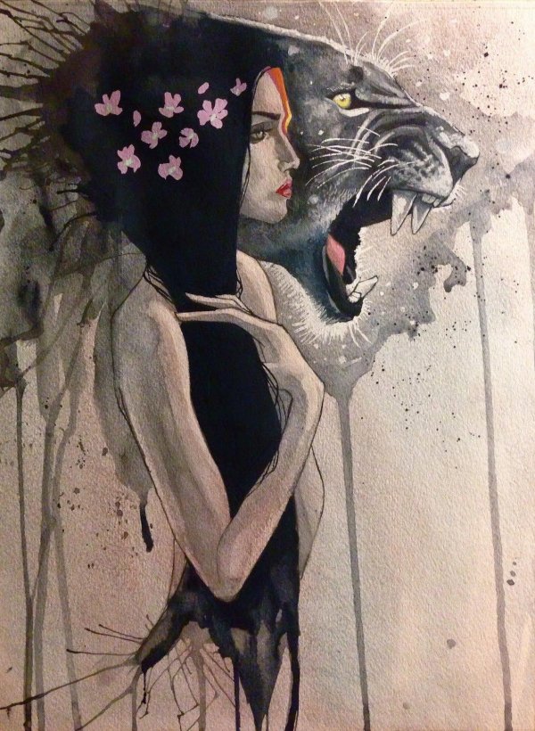 Пантера девушка