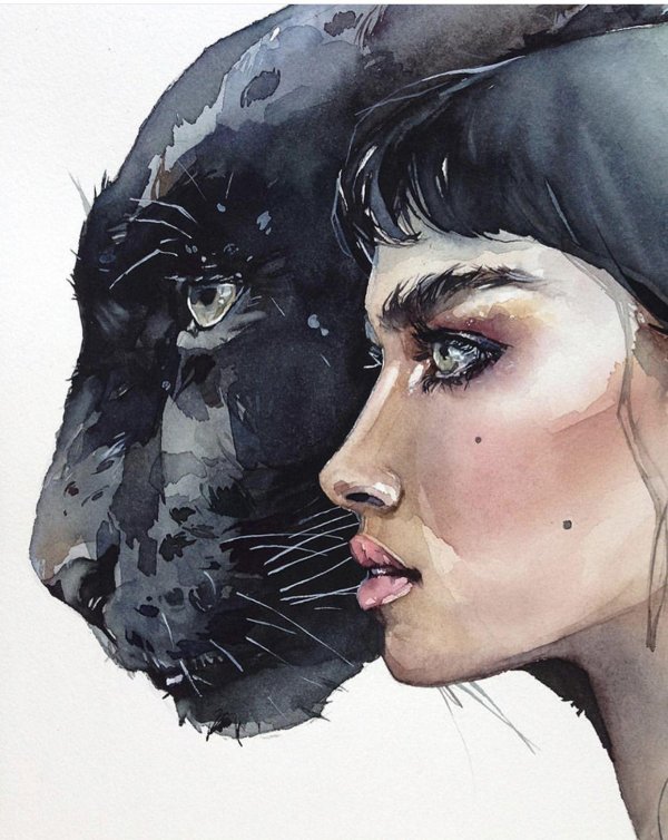 Пантера девушка