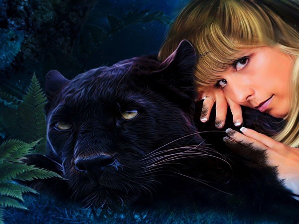 Пантера девушка