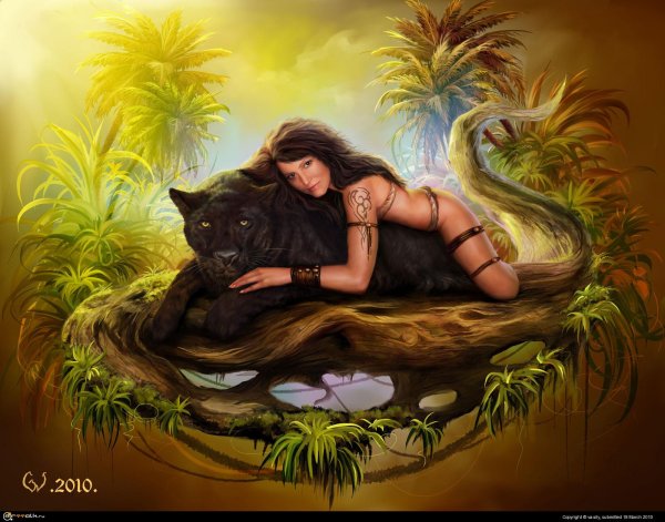 Пантера девушка