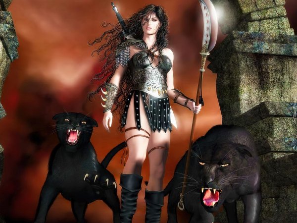 Пантера девушка