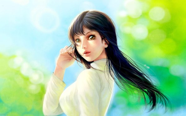 С девушками рисованные