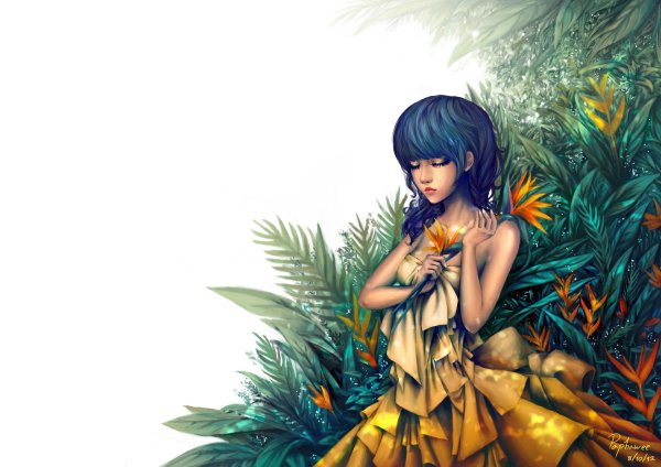 С девушками рисованные