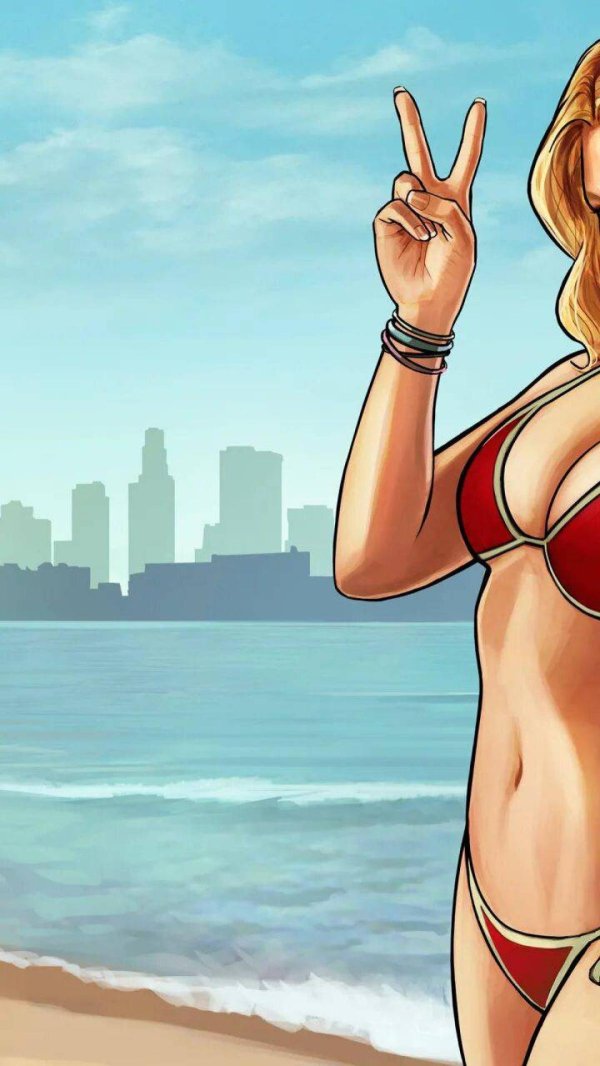 С девушками рисованные