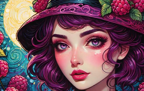 С девушками рисованные