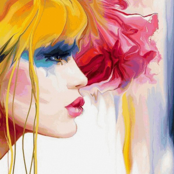 С девушками рисованные