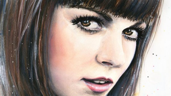 С девушками рисованные